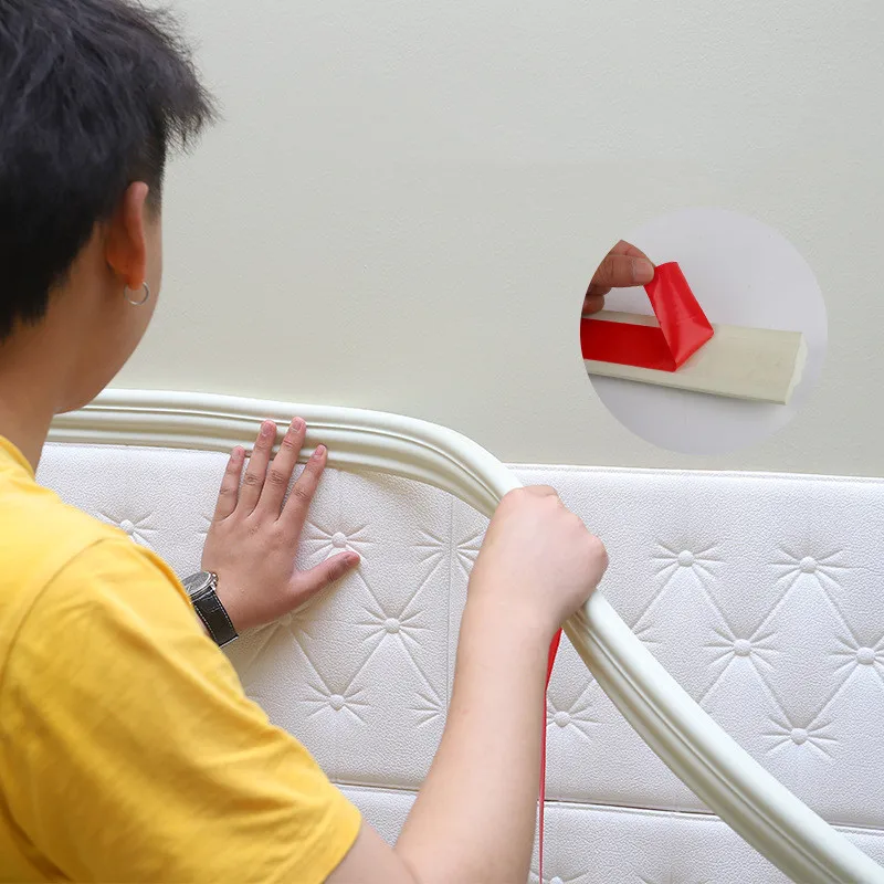 

Self Adhesive Wall Trim Line Skirting Border Wall Edge Strip Sticker Waterproof Baseboard Wallpaper for Living Room Home Decor