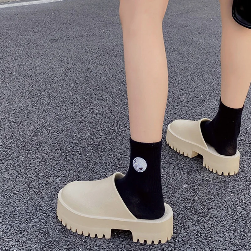 

Summer Luxury Slippers Casual Platform Designer Sandals Women Rubber Thick 2022 Eva Designers Slippers Wedges Beach Shoes