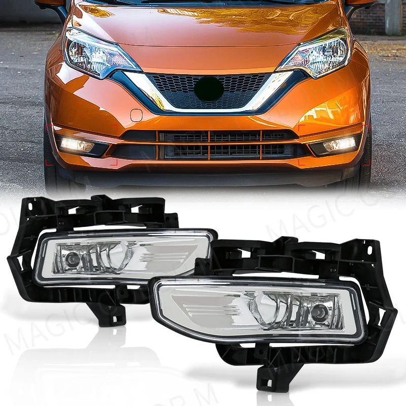 

Для Nissan Versa Note 2018 2019 2020 2021 2022 светодиодные противотуманные фары бампер противотуманные фары комплект ободок водонепроницаемые автомобильны...
