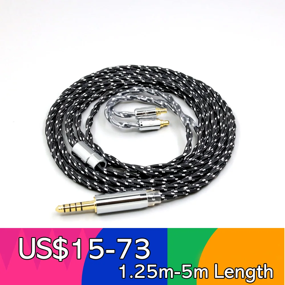 OCC смешанный OFC скручивающий нейлоновый кабель для наушников Sennheiser IE100 IE400 IE500 Pro LN