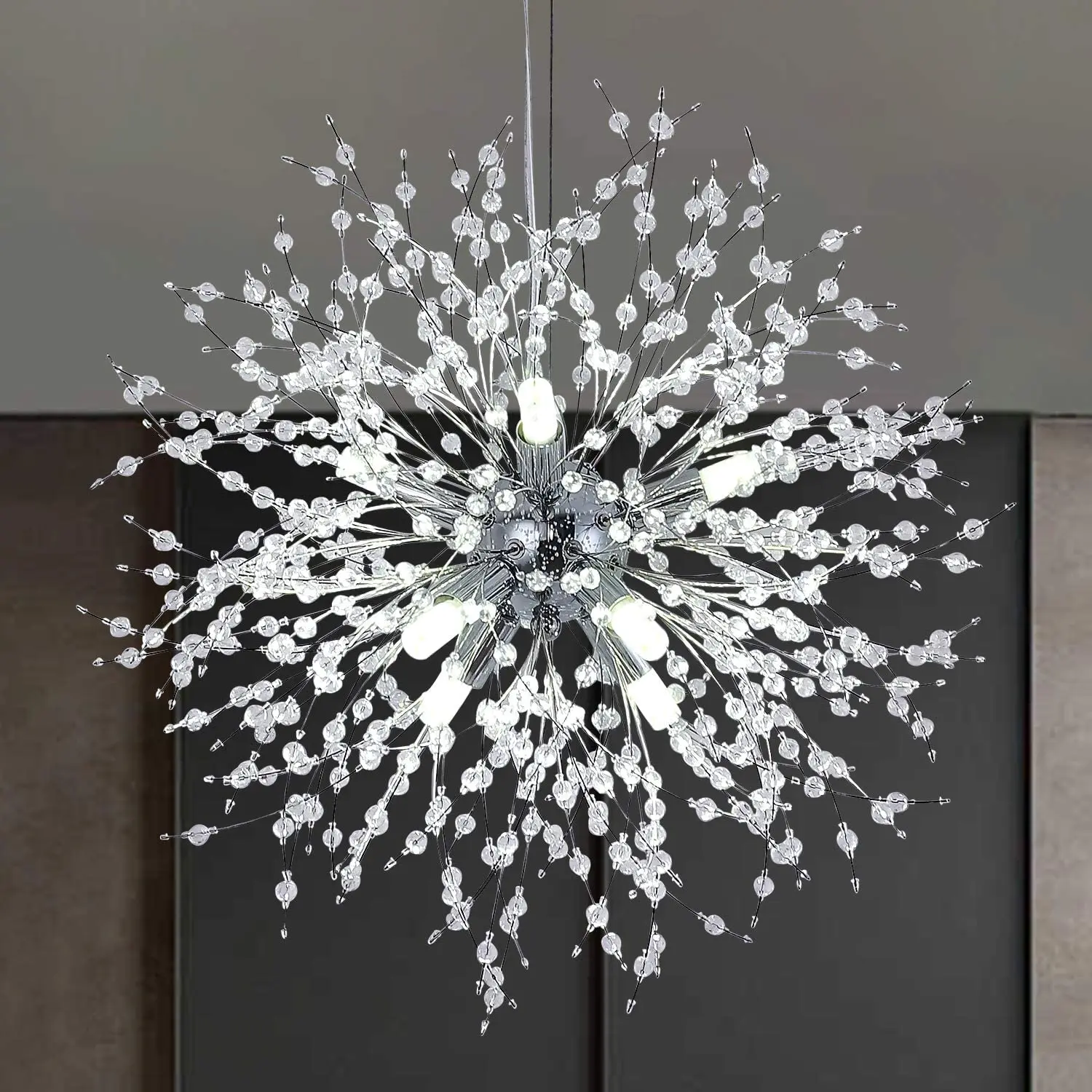 Modern Crystal pendant Lights Hanging Lamp For Living Dining Room Bedroom Kitchen Loft Indoor Lighting Lustre Fixture Light