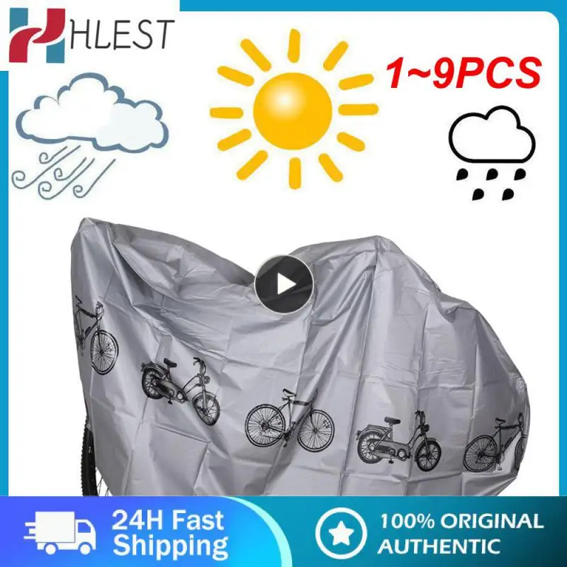 

1~9PCS Outdoor UV Protector MTB Bike Case Motorcycle Covers Tarpaulin Cover Cloth Waterproof Rain Case Tent