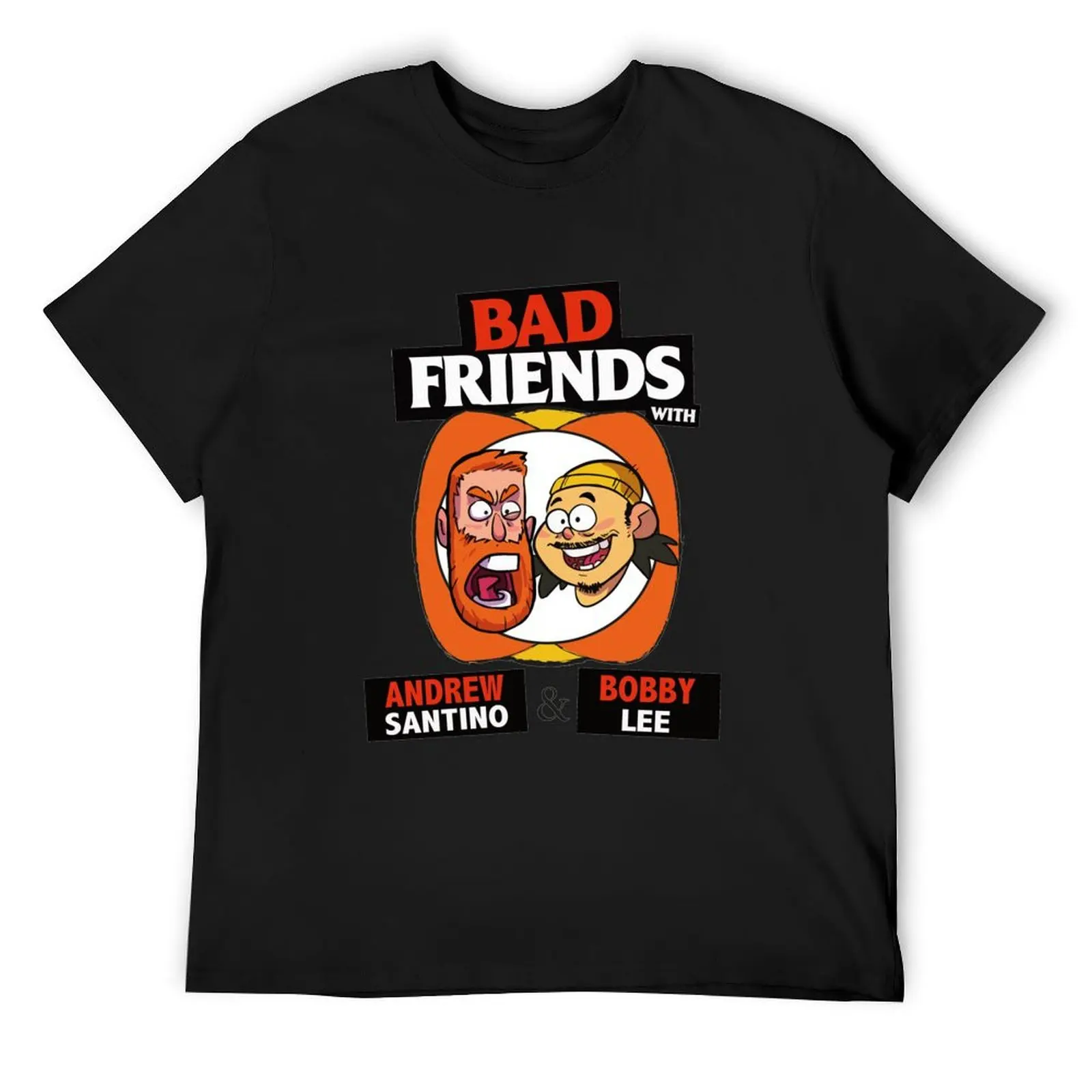 Футболка BAD FRIENDS PODCAST - BOBBY LEE ANDREW SANTINO