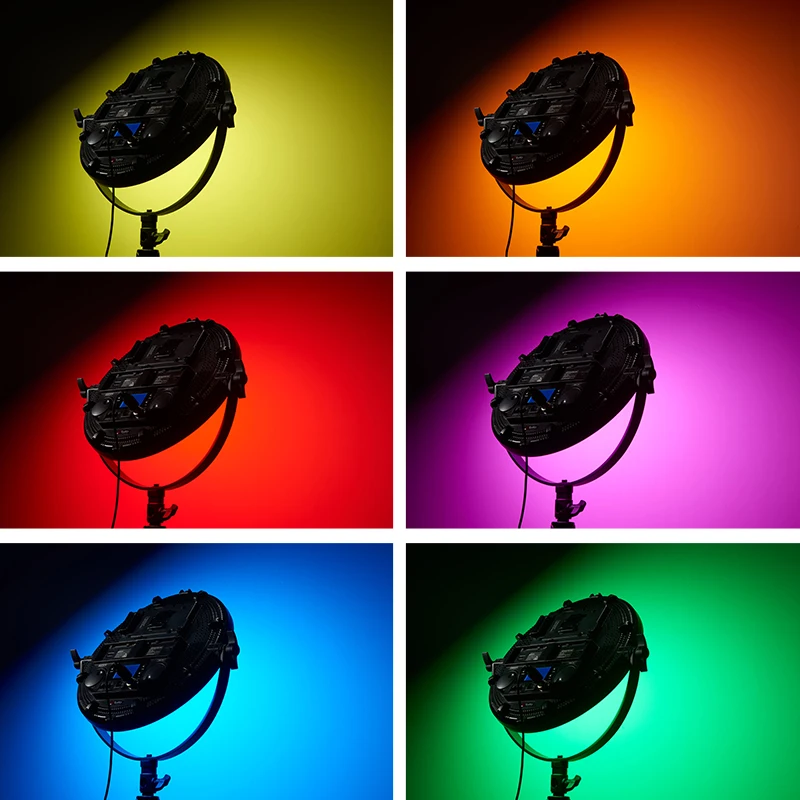 TOLIFO Профессиональный видеосвет RGB Полноцветное приложение DMX Мягкая фотография