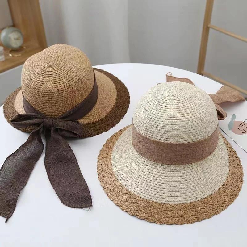 Women's Hat Beach Hat Panama 2022 Women's Summer Hat Fashion Summer Straw Hat Sun Hats Sun Visor Panama Hat Fedoras