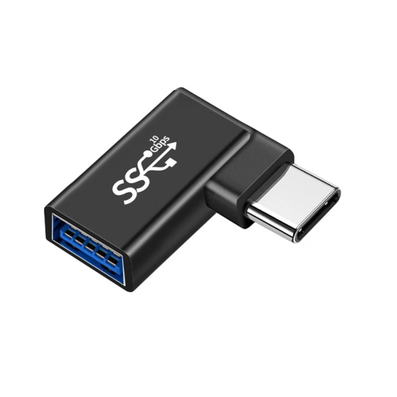 Высокоскоростной разъем DXAB типа C к USB изгиб 90 градусов вилки и игры адаптер для