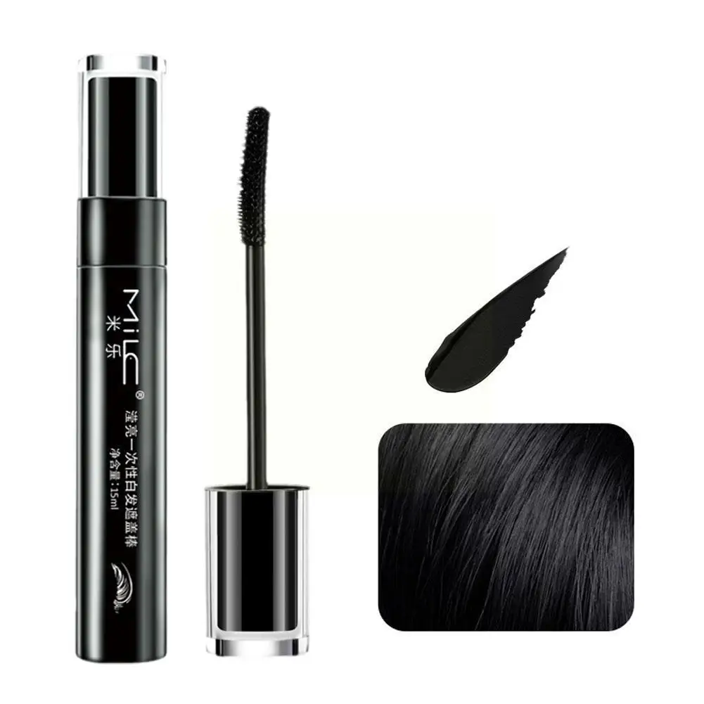 Brush Diy Hair Color Wax Mascara Brown One-time Cover Hair Color Grey White Black Dye Up Cream Q9d0