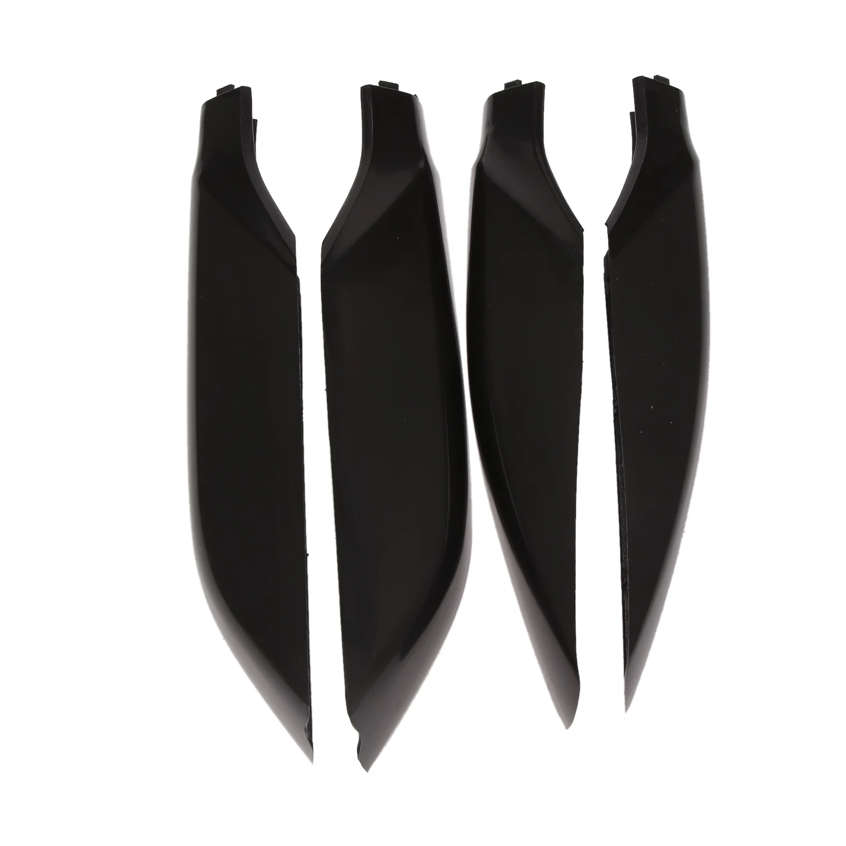 

4X Black Silver Roof Rack Cover Rail End Lid Protection Case for LAND CRUISER PRADO 150 LC150 2010-2020