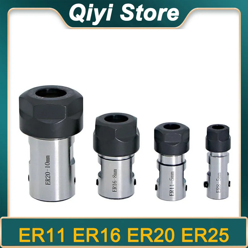 

ER11 ER16 ER20 C10 C16 C20 C25 Chuck Spindle Motor Shaft Extension Rod Spindle Chuck Lathe Tool Spindle Tool Holder CNC