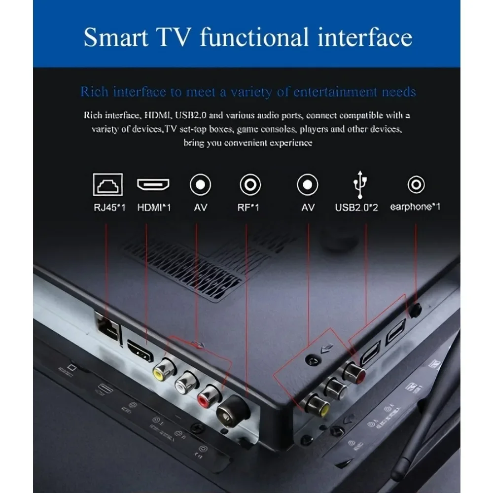 Смарт-телевизор 4K UHD Android 32 43 55 дюймов HDR10 WiFi Bluetooth с голосовым управлением (art.: 3920dcfe39c18) - 3920dcfe39c18