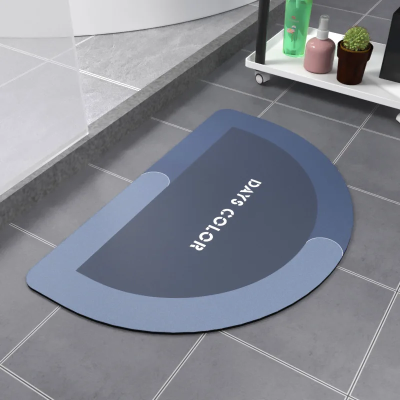 

Bath Mat Quick Drying Shower Rug Entrance Doormat Super Absorbent Non Slip Bathroom Mat Toilet Carpet 2022 Bathroom Accessories
