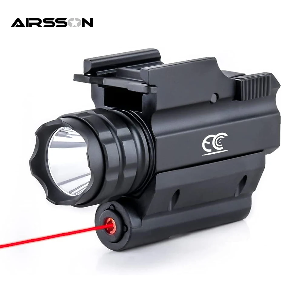

Tactical Weapon Gun Light Red Dot Laser Sight Combo Pistol Light Handgun LED Flashlight Strobe Light For Airsoft Hunting