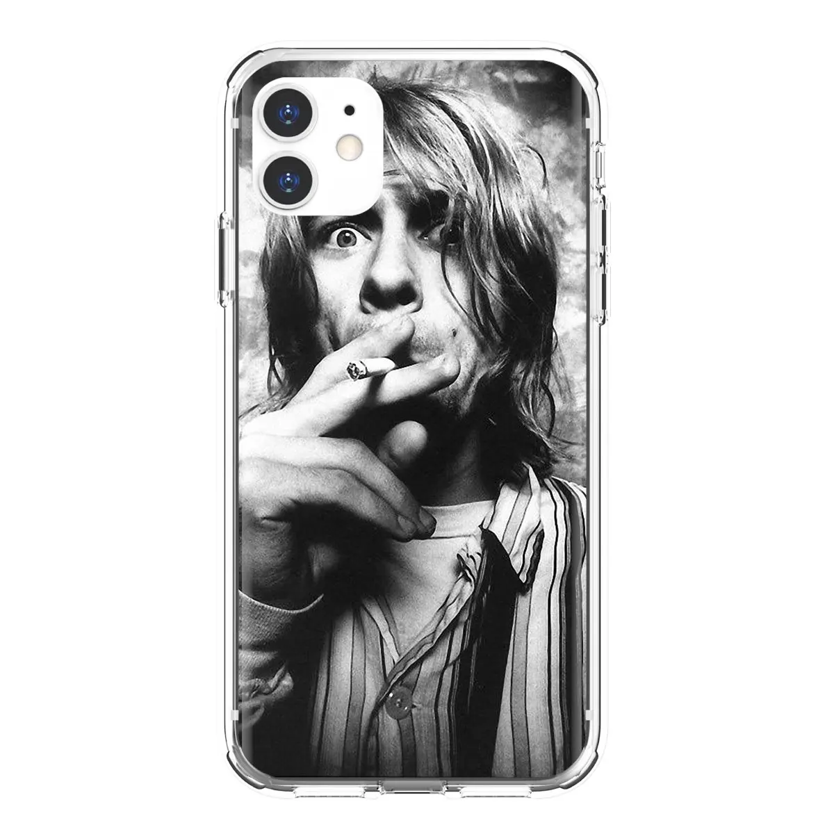 Мягкий чехол для iPhone 10 11 12 13 Mini Pro 4S SE 5C 6 6S 7 8 X XR XS Plus Max 2020 Nirvana-Smiley-Face-Logo-Music-Band |