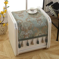 european style bedside table cover towel cotton and linen tv cabinet cloth cover cloth dust cover tablecloth rectangular