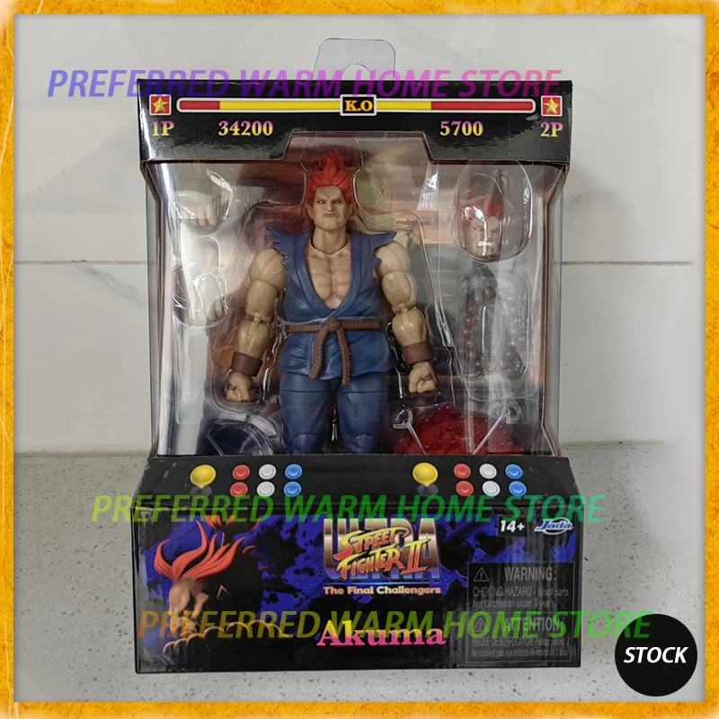 Фото В наличии: Оригинальные фигурки JADA TOYS SF AKUMA Gouki Balrog E.Honda Edmond Honda Cammy White, подвижные модели, игровые аниме-фигурки, коллекционные игрушки №2