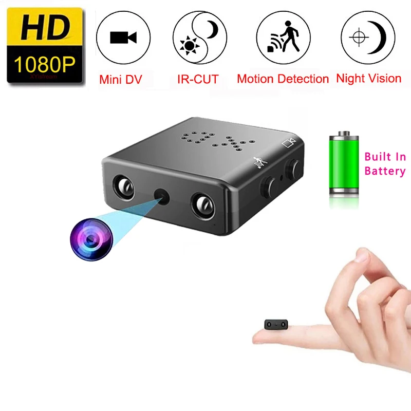 

Mini Camera Full HD 1080P Home Security Protection Night Vision Micro cam Motion Detection Video Voice Recorder Secret Hidden TF