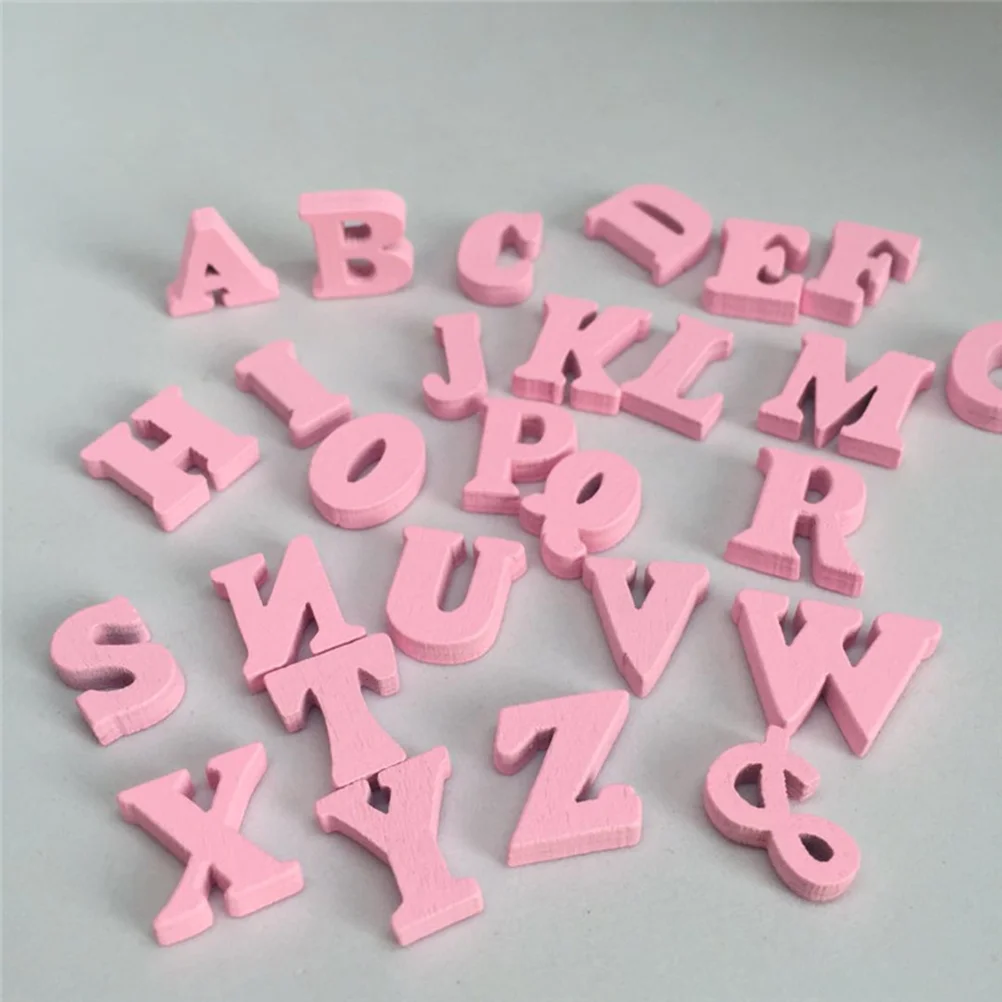 

Wooden Wood Alphabet Lettersslices Decor Crafts Wall Letter Kids Crafting Diy Painted Chip Wedding Shape English