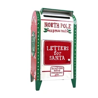 christmas mailbox vintage post box leaving message post box garden decoration standing mailbox farmhouse design