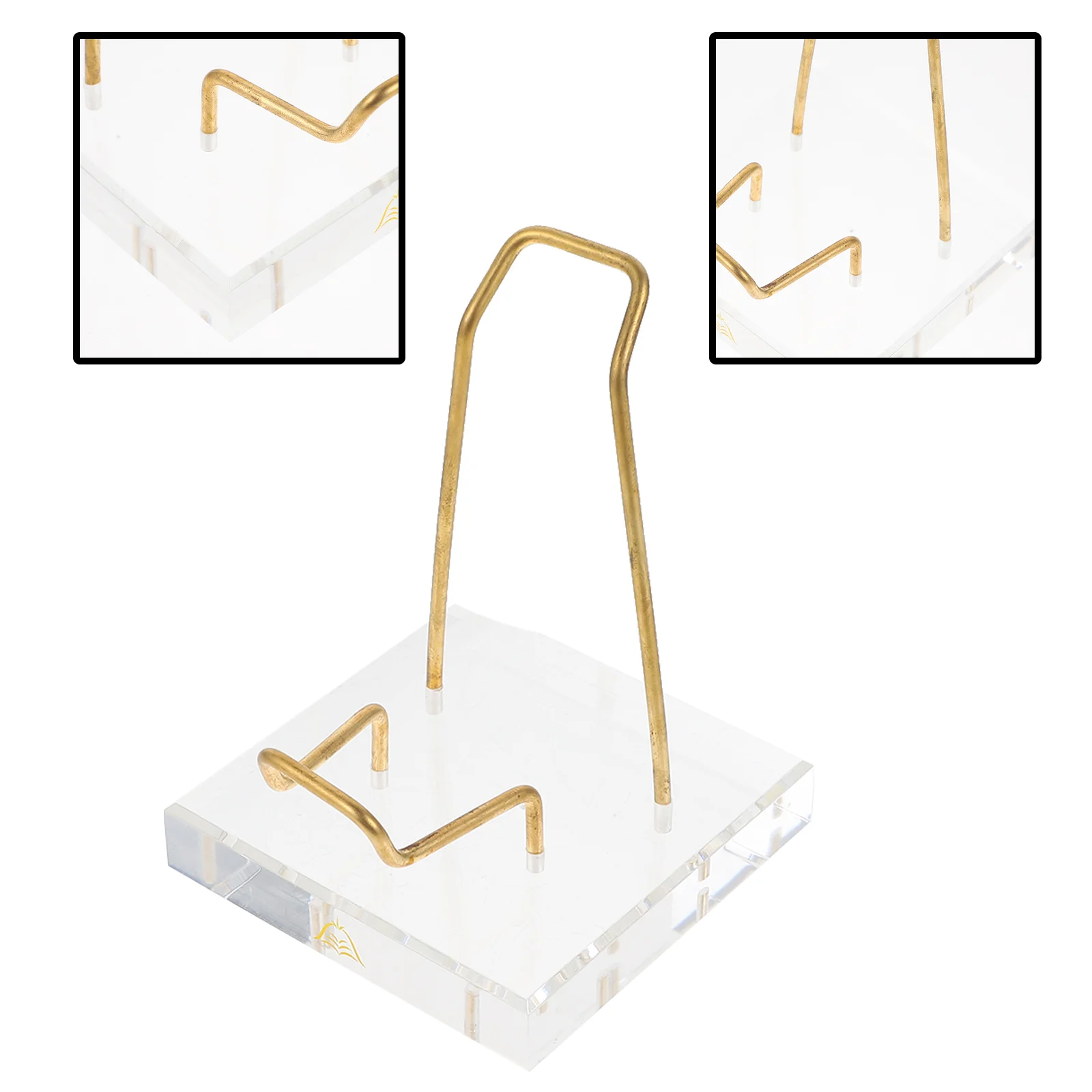 

Crystal Mineral Display Toy Display Case Exhibits Case Organizer Transparent Frame Small Easel Rack Acrylic Display Case Toy