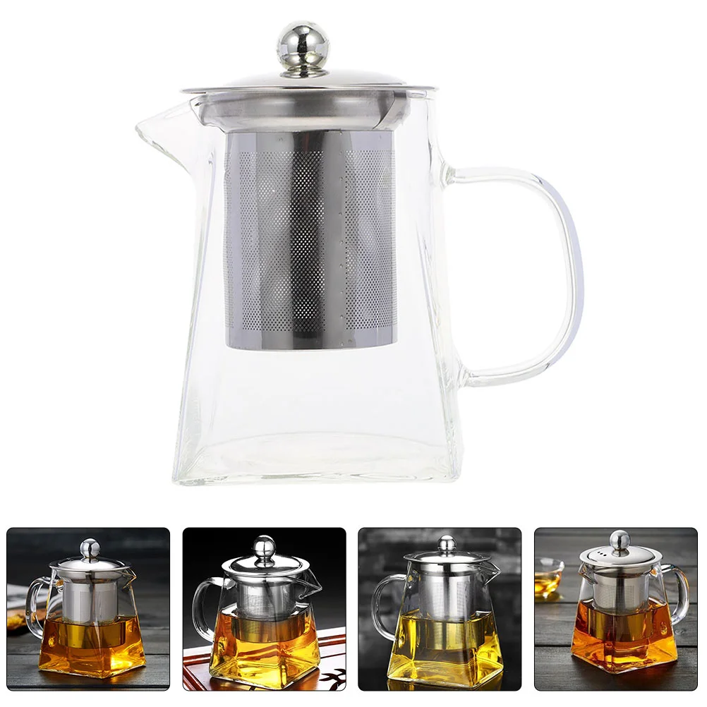 

Stovetop Tea Kettle Glass Water Pitcher Tea Kettle Stainless Steel Insulated Teapot Glass Teapot Aromatherapy Bedside Water