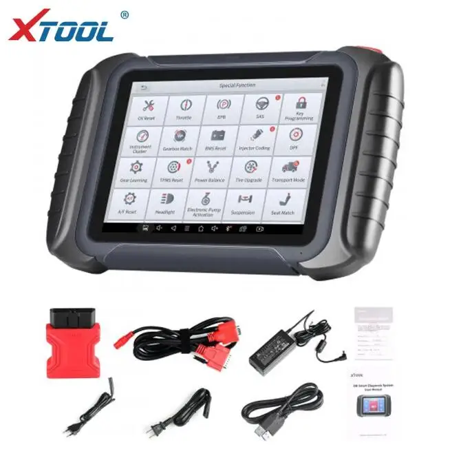 

Automotive XTOOL D8 BT 2022 OE All Systems Diagnostic Scanner ECU Coding 30 Functions Bi-Directional Control