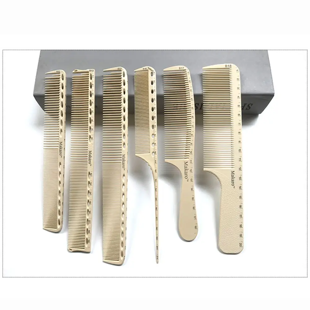 

HOT Plastic Hairdressing Ruler Comb Clear Scale Barber Comb Laser Styling Combs