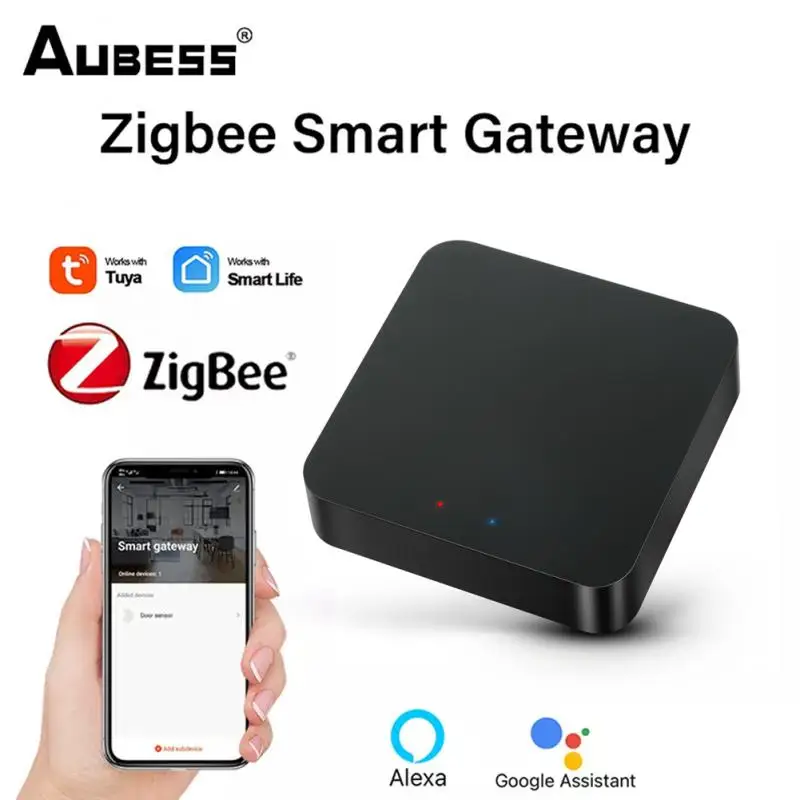 

Tuya Zigbee 3.0 Gateway HUB Wireless Smart Home Bridge Smart Life Remote Control Zigbee Protocol Works With Alexa Google Home
