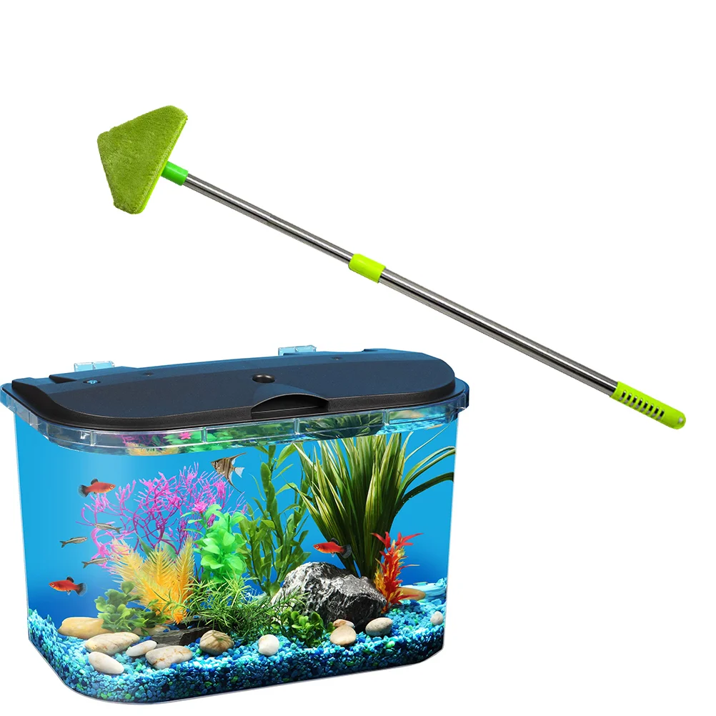 

Aquariumtank Cleaning Cleaner Brush Sponge Algae Kit Scrubber Toolcleaners Set Triangle Scrapers Clean Tools Filter Aquariums