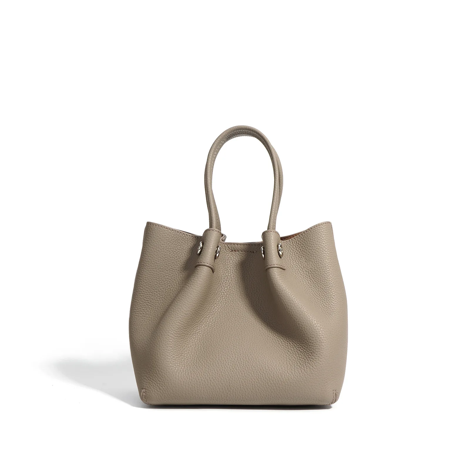 Оригинальный дизайн из натуральной кожи ручная вместительная сумка-тоут на