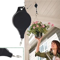 15 pcs retractable plant pulley adjustable heavy duty hanging hanger hooks flower basket for garden baskets pots birds feeder
