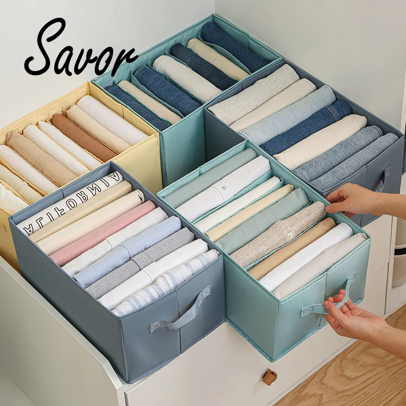 

Drawer Storage Box Closet Organizer For Clothing Foldable Wardrobe Separation Boxes Divider Cabinet Underwear Storage Organizer