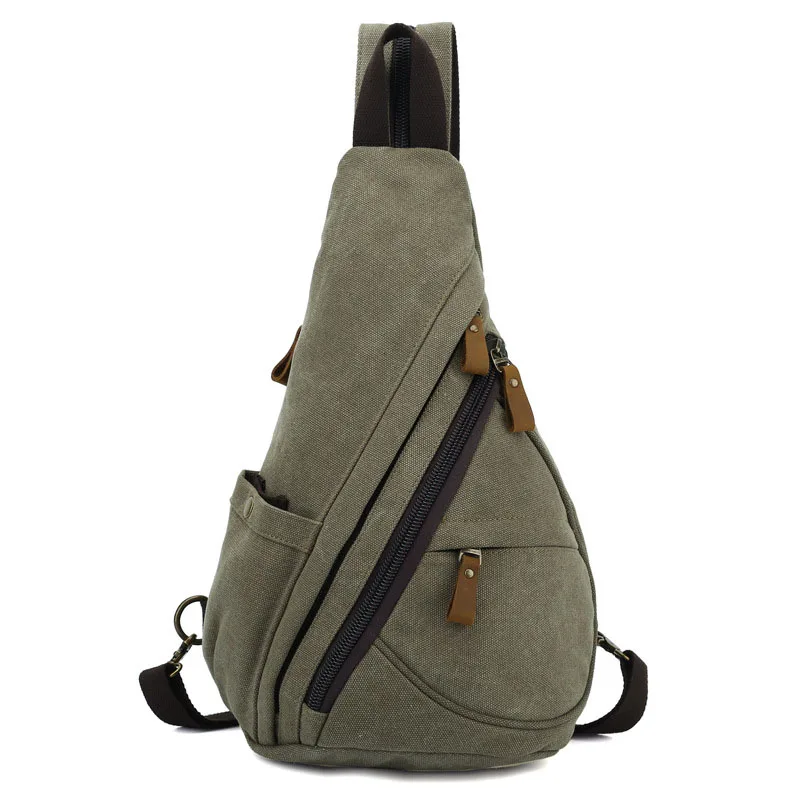 

2022 New Waist Bag Fashion Men's Shoulder Crossbody Backpack Casual Canvas Chest Bag High Quality Waterproof Travel Bag