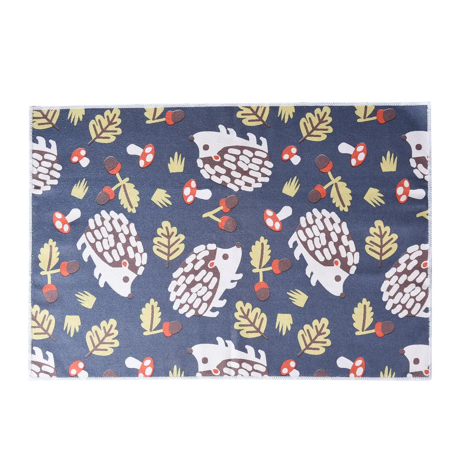 

3pcs Set Hedgehog White Dot Stripe Pattern Microfiber Kitchen Towel High Quality Face Bath Towels