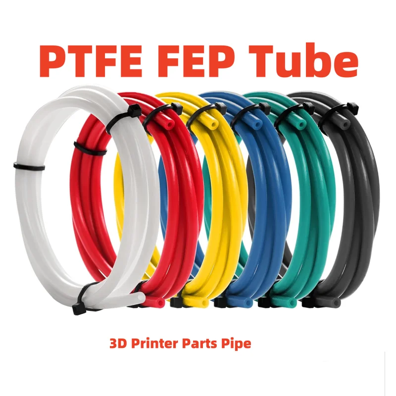 Трубка 1 м PTFE FEP для деталей 3D-принтера Труба ID 0,5 1 2 2,5 3 4 5 6 7 8 10 12 14 16 18 20 мм F46 Изолированный шланг Жорстка трубка 600 В (art.: 3920cb0d3cd3e) - 3920cb0d3cd3e