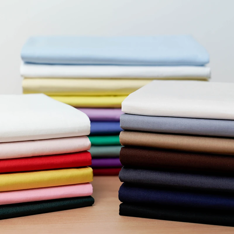 145 см x 50 см, мягкая удобная 100% хлопковая ткань, Однотонная рубашка, юбка, листы для футболок, листы, «сделай сам», одежда для шитья, ткань из чистого хлопка