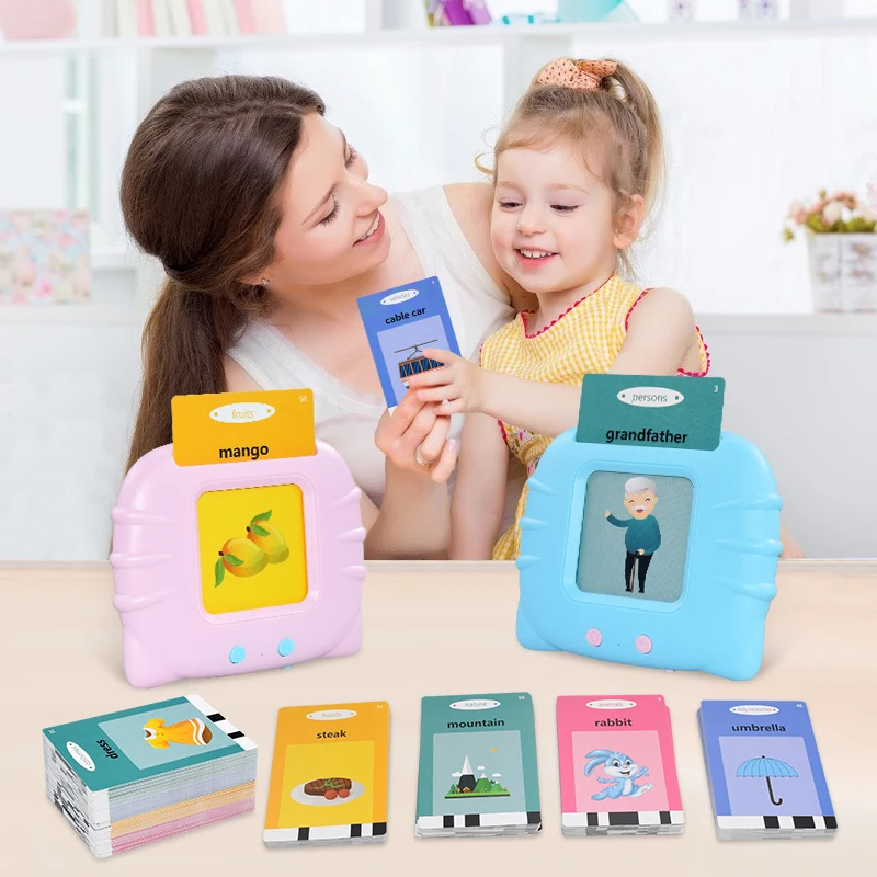 

Educational Learning Talking Sight Words Flash Cards Kindergarten Kids English Language Electronic Book Toddlers Reading Gadget
