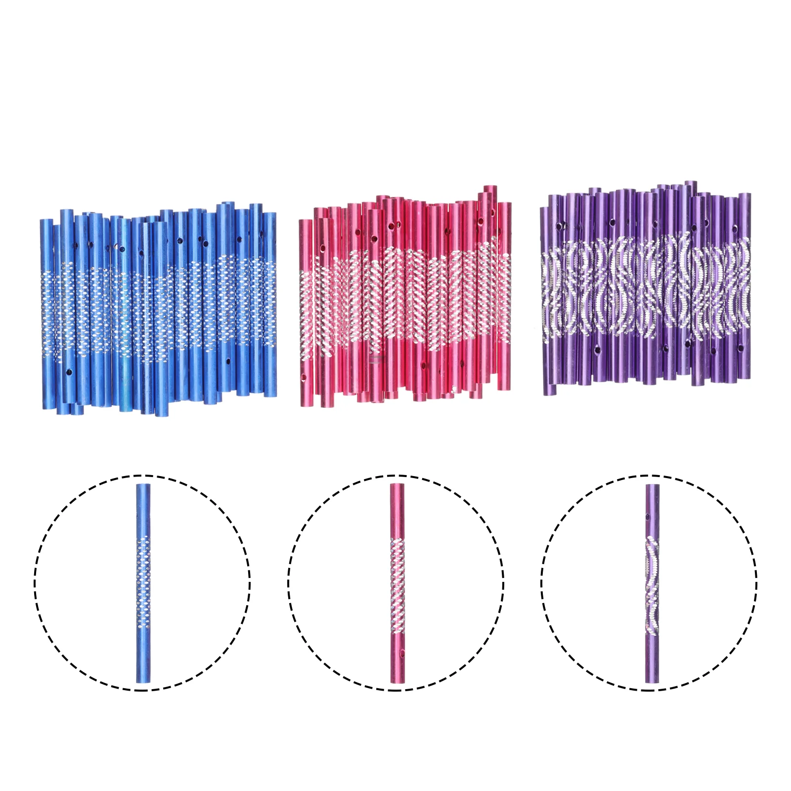 

Wind Chime Tubes Chimes Aluminum Tube Diy Pipe Outdoor Parts Pipes Making Kit Memorial Empty Replacement Supplies Craft Garden