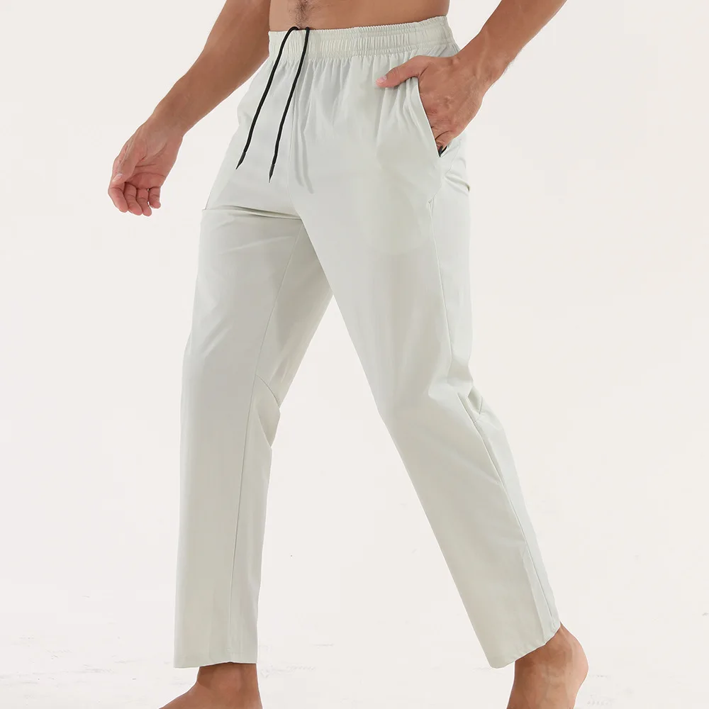 Мужские брюки спортивные штаны дышащие весенние с эластичной резинкой на талии