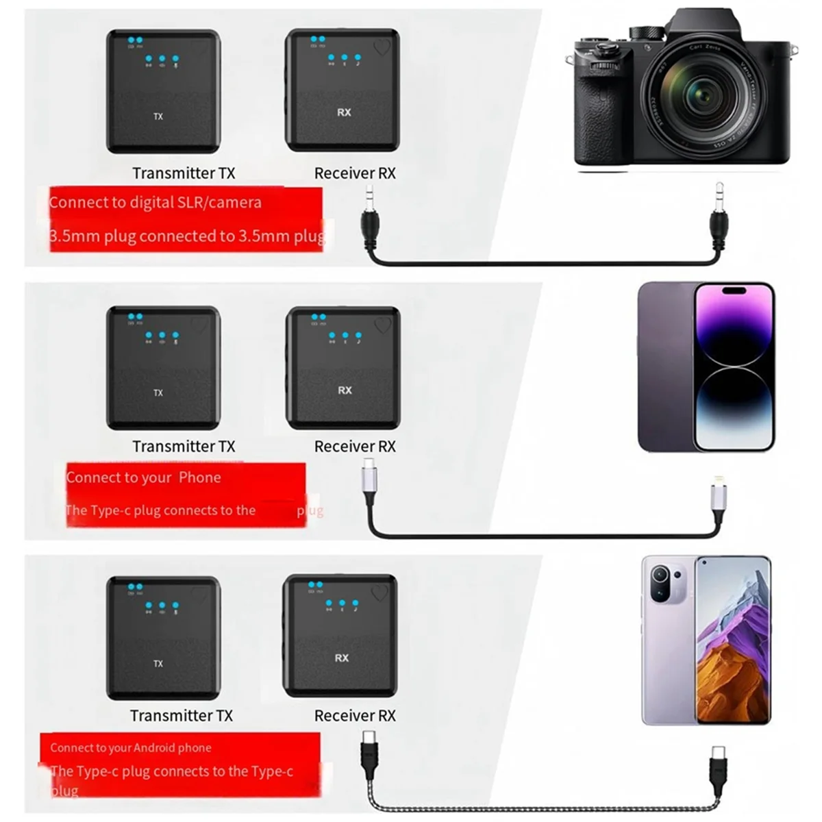 Беспроводной петличный микрофон для прямой трансляции