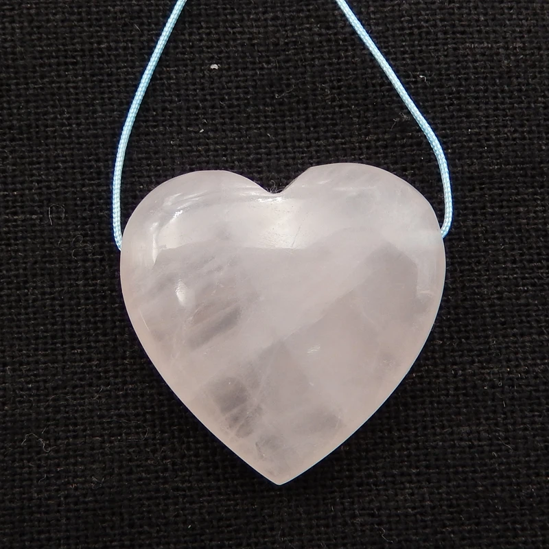 

Wholesale gemstone,Natural Rose quartz fashion woman pendant Bead26x9mm9.3g