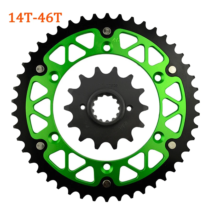 Мотоцикл Road Passion 520 45T-52T 14T передняя задняя звездочка для KAWASAKI KLX 250 SDF SEF KLX250S KLX250 S