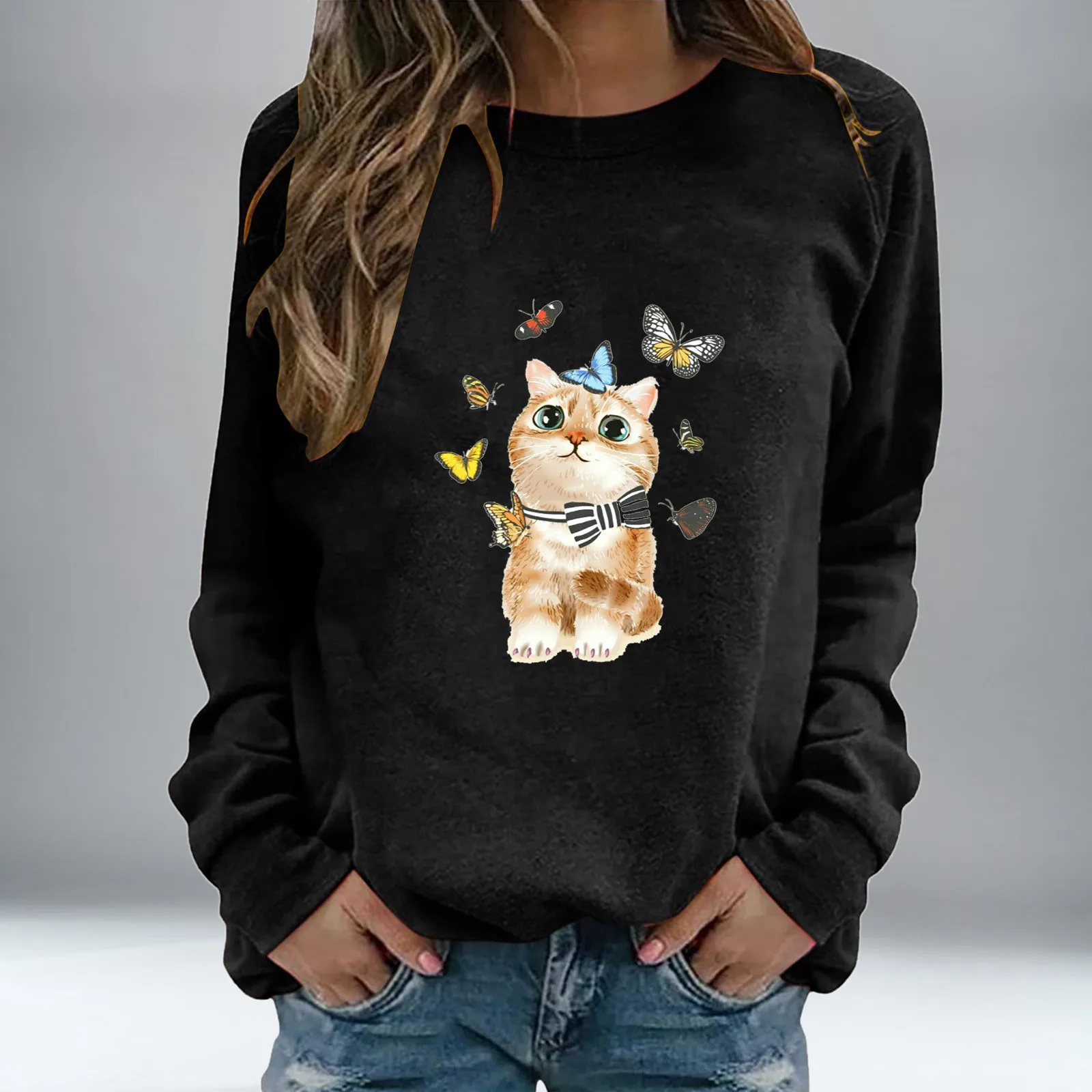 

Women Tops Long Sleeve Daily Loose Blouses Tops Lace Cold Shoulder Top