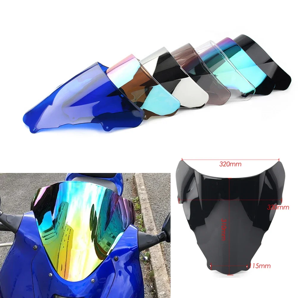 Фото Ветровое стекло для мотоцикла, двойная деталь, для Suzuki SV400 SV650 sv 400 650 1999 2000 2001 2002 №2