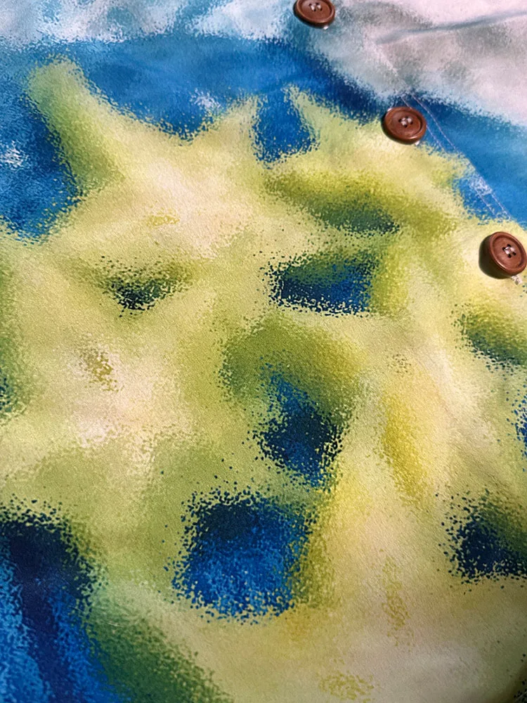 Модные пляжные повседневные рубашки с воротником-поло Женская милая Верхняя