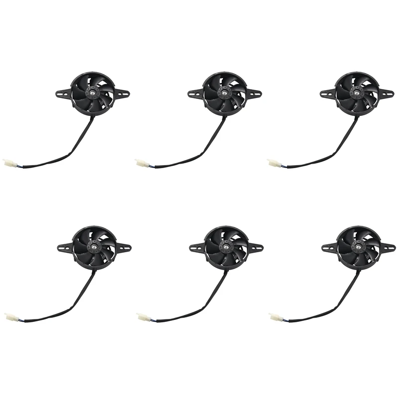 

6X Oil Cooler Water Cooler New Electric Radiator Cooling Fan for Chinese Atv Quad Go Kart Buggy Motorcycle 150Cc