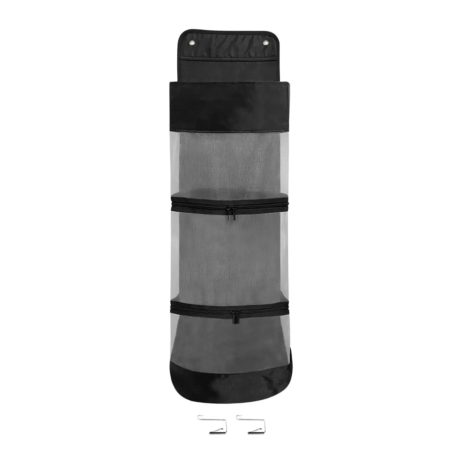 

Over The Door Organizer with Mesh Clear Window Large Pockets for Soccer Volleyball Swimming Gear Toy Storage Tennis