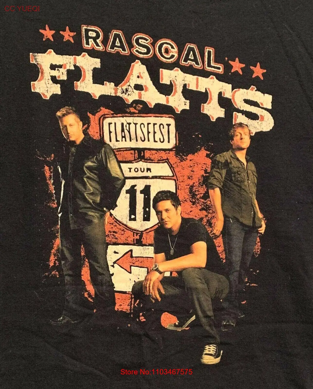 Футболка SM Rascal Flatts Flattsfest 2011 Tour