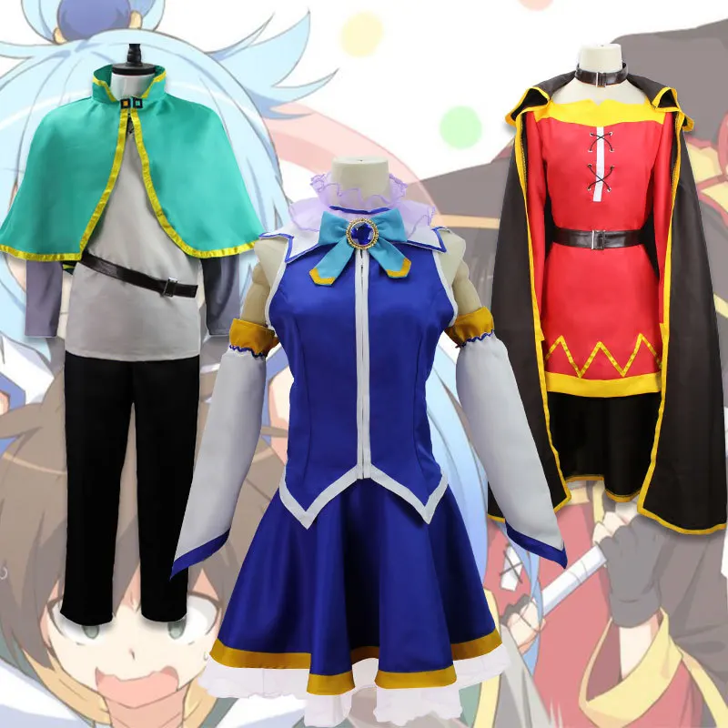 

Anime Satou Kazuma/Aqua/Huihui Cosplay Costume