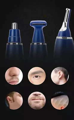 New in 1 Nose Ear Hair Trimmer Face Eyebrow Shaver Clipper Groomer Cleaner New USA sonic home appliance hair dryer Hair trimmer enlarge