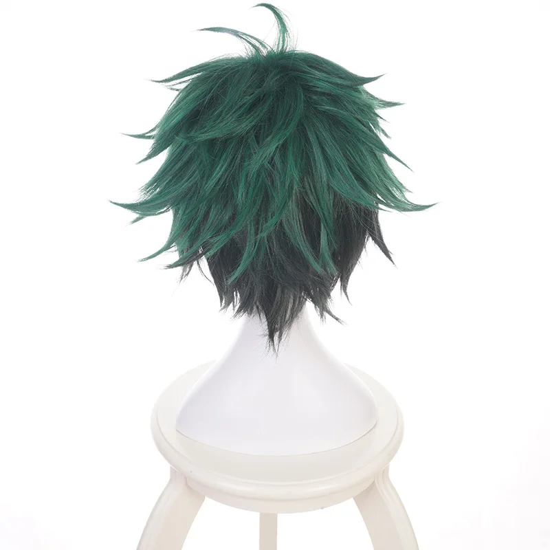 Парик для косплея из аниме Моя боку парики темно-зеленых синтетических волос